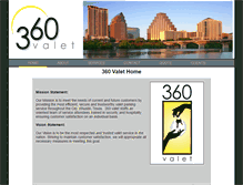 Tablet Screenshot of 360valet.com